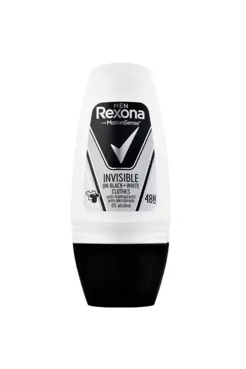 Rexona Men Invisible Black & White Roll On 50Ml