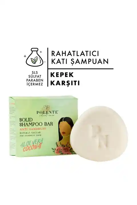 Polente Natural Rahatlatıcı Katı Şampuan / Kepek Karşıtı Katı Şampuan (110 GR)