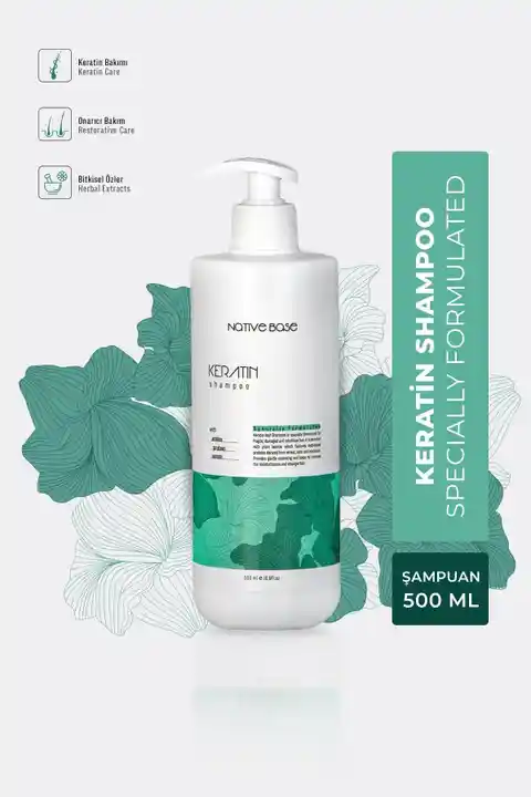 Native Base Keratin SHAMPOO 500 ML