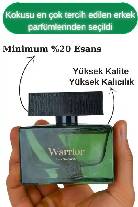 La Aurora Theraphy Natural Yüksek Esans Kalıcı Erkek Parfum The Warrıor Afrodizyak Edp