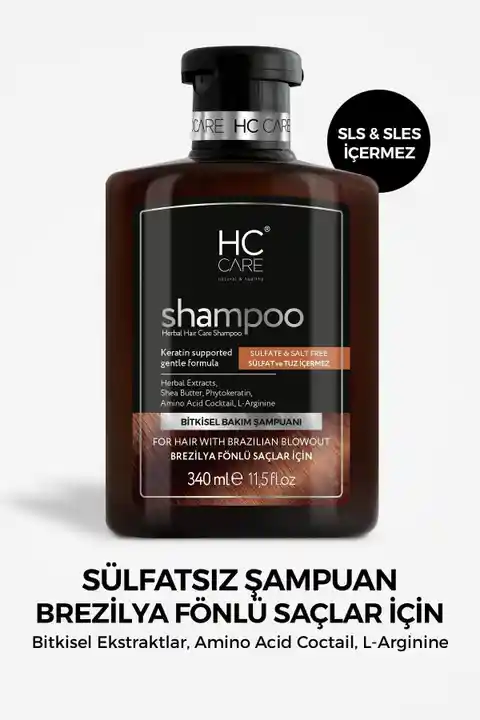 HC Care Şampuan Brezilya Fönlü Saçlar Için - 340 Ml.