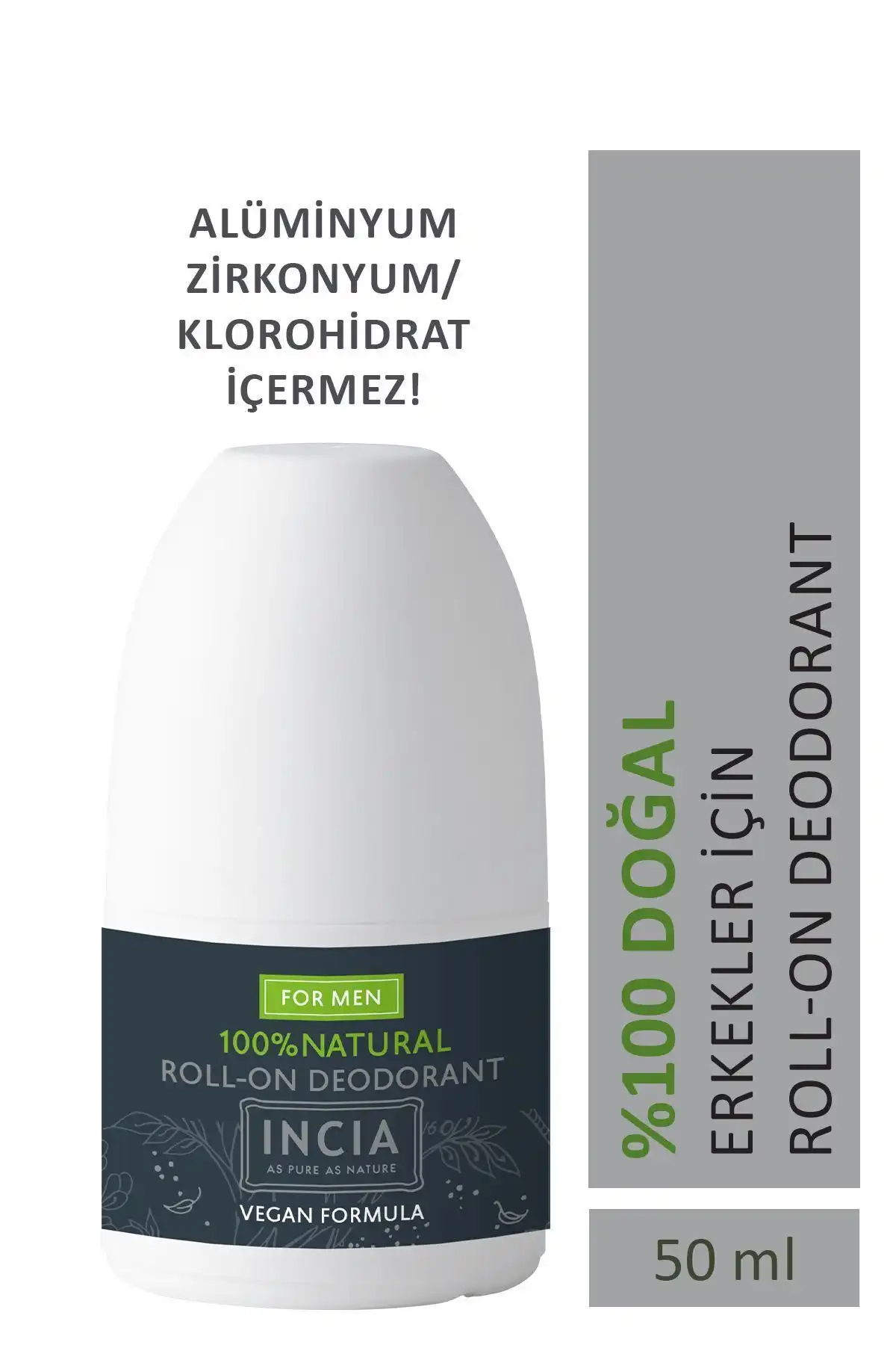 INCIA Doğal Roll-on Deodorant: Erkek ve Kadın İçin Ter Kokusu Önleyici Karşılaştırma