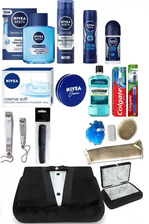 NIVEA Damat Çeyiz Bohça Sandık Seti - Full Lüks Set